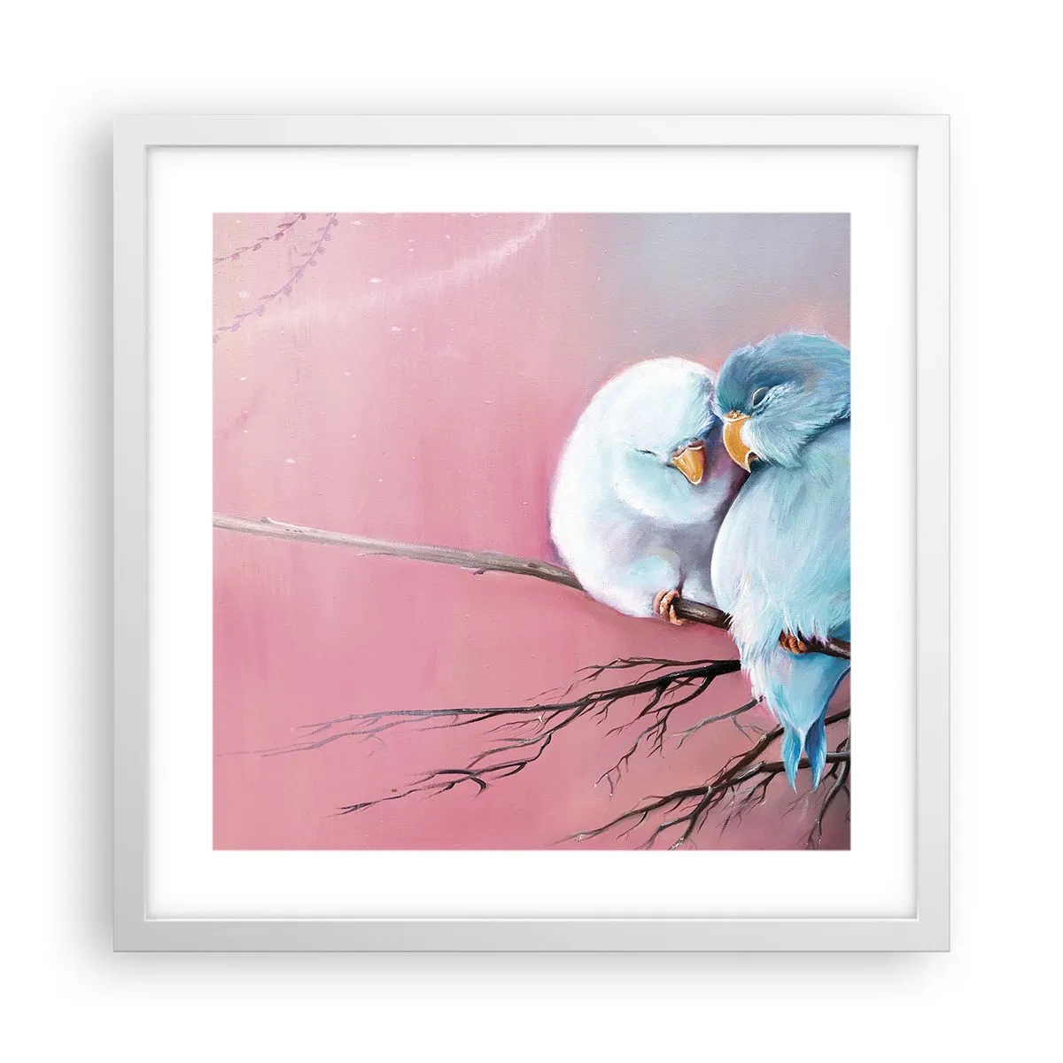 Plakát v bílém rámu - Co k tomu dodat?… - 40x40 cm