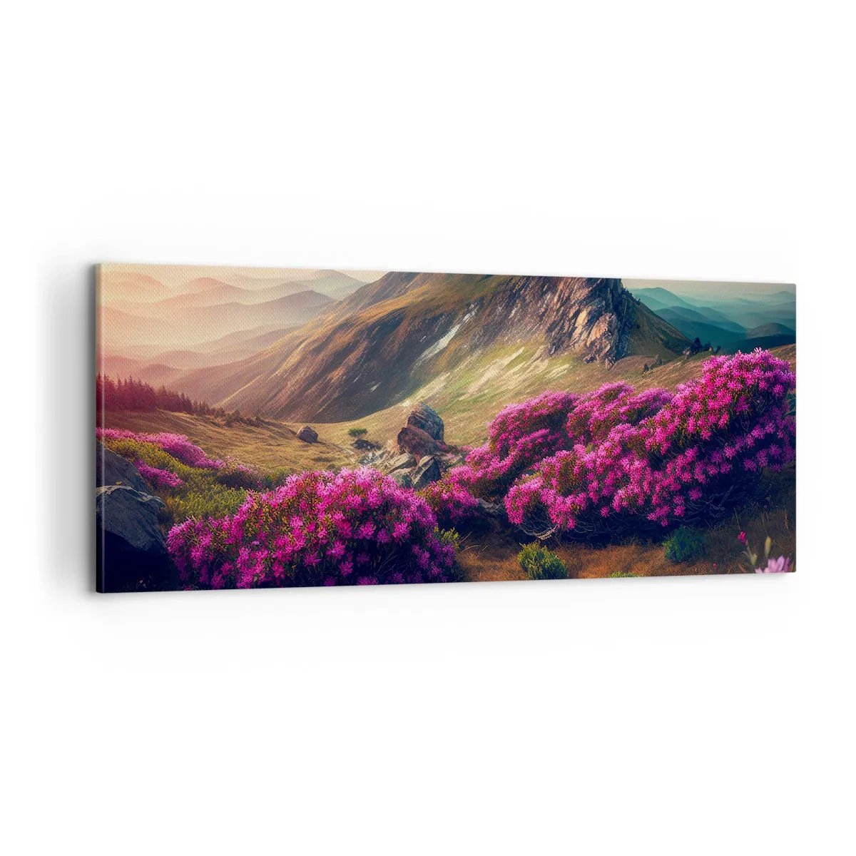 Obraz na plátně - Léto na horách - 100x40 cm