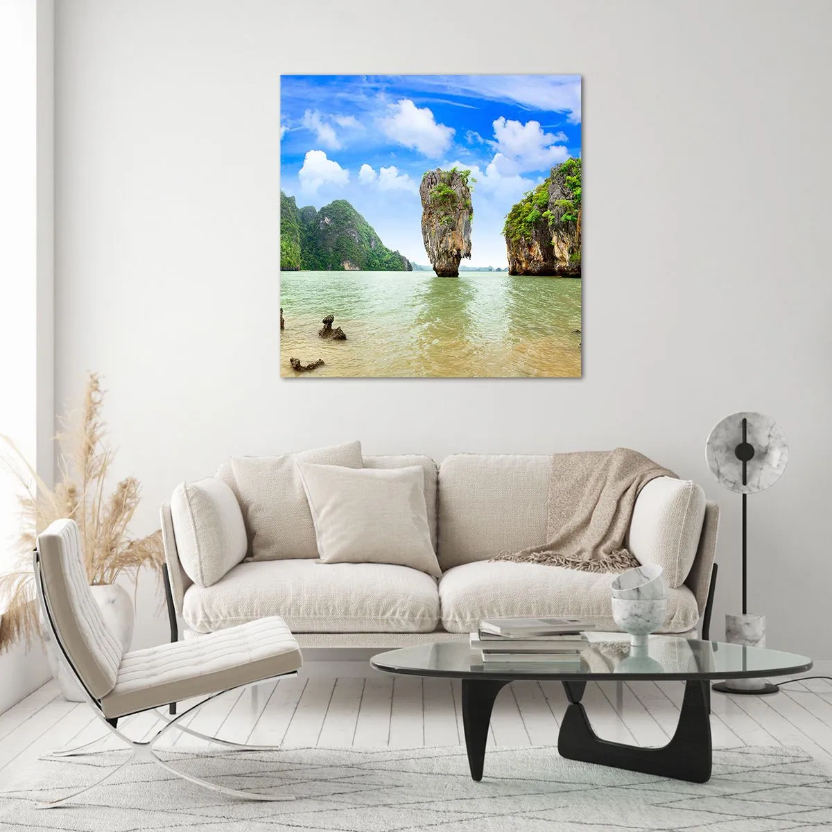 Obraz na skle - Skalní divy přírody - 30x30 cm