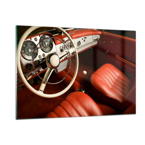 Obraz na skle - Luxus ve stylu vintage - 120x80 cm