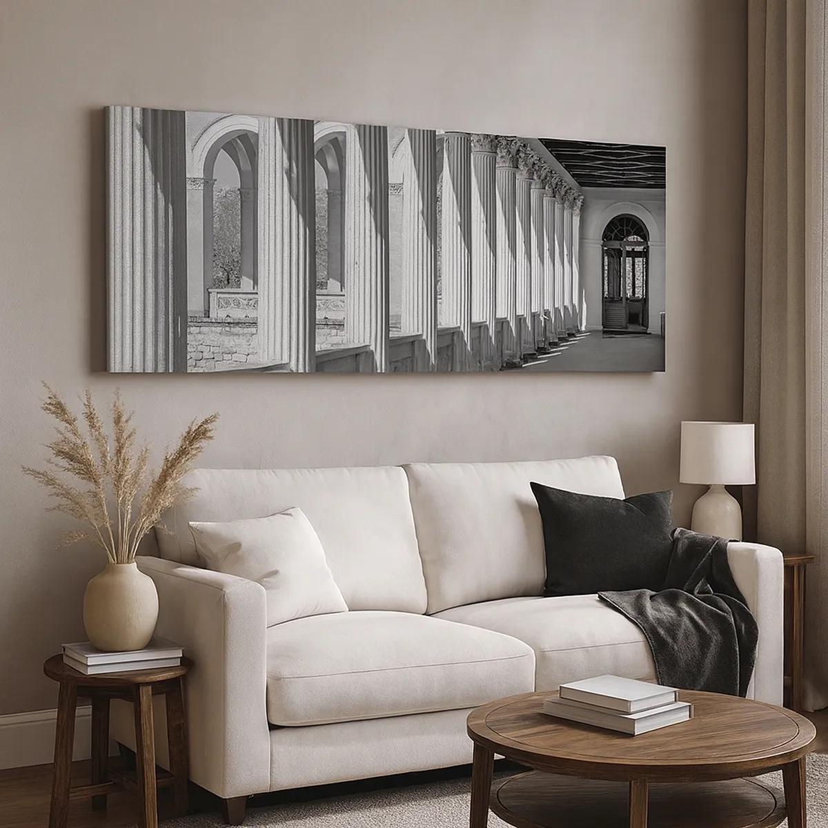 Obraz na plátně - Slunná arkáda - 30x30 cm