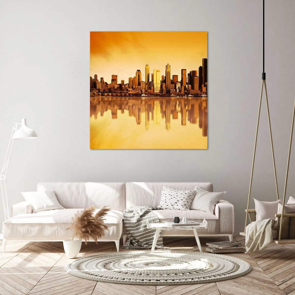 Obraz na plátně - Ticho metropole - 50x50 cm