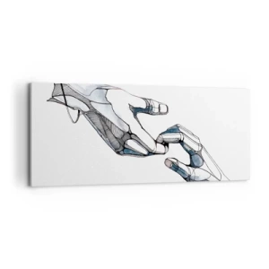 Obraz na plátně - Dobré gesto - 100x40 cm