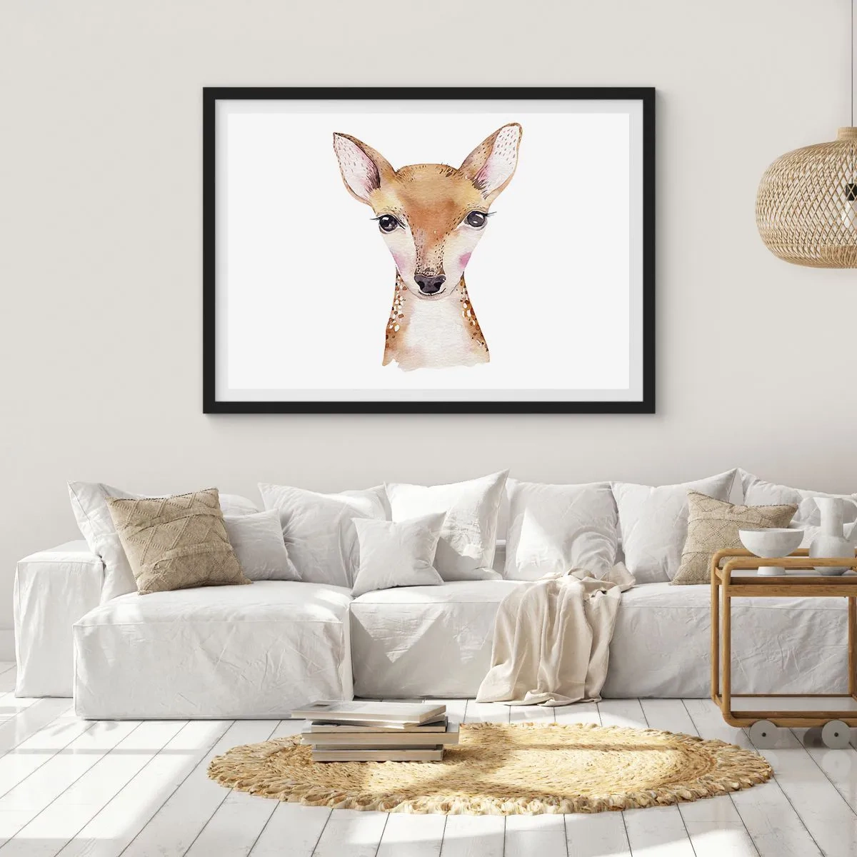 Plakát v černém rámu - Povaha nevinnosti - 50x40 cm