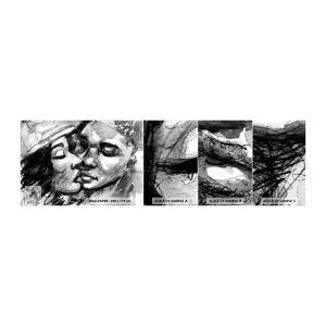 Fototapeta Vzorek Standard Eco - Něžný okamžik - Polibky, Milovat, Milenci - 100x30 cm