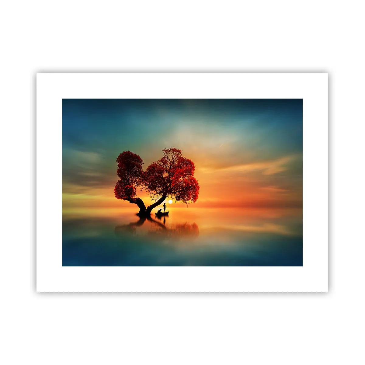 Plakát - Voda a ticho vesmíru - 40x30 cm