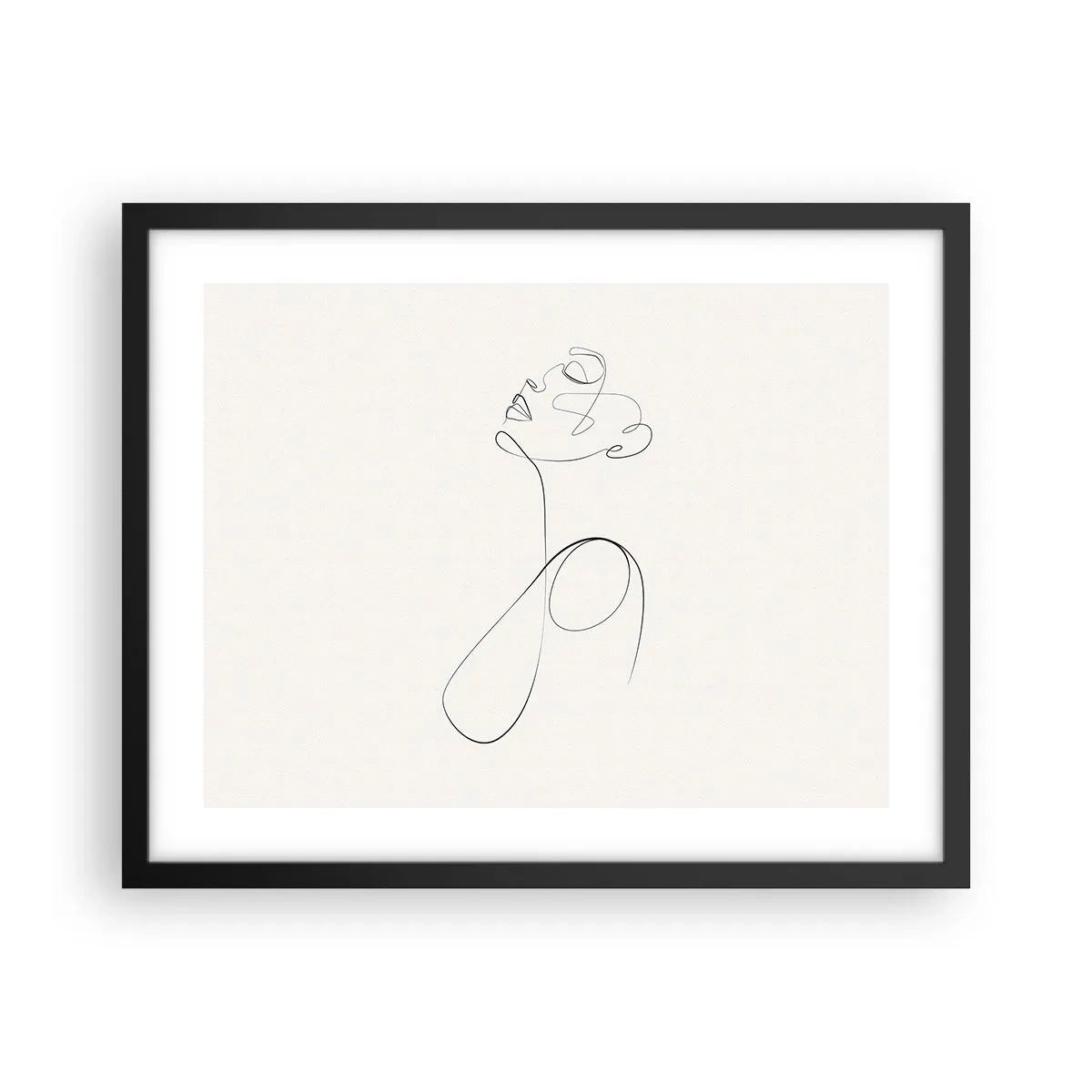 Plakát v černém rámu - Zamotaná ve snech - 50x40 cm