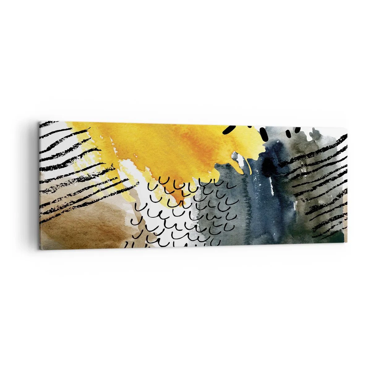 Obraz na plátně - Setkání živlů - 140x50 cm