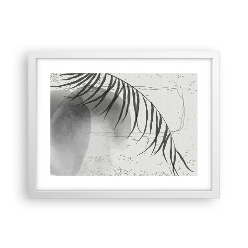 Plakát v bílém rámu - Subtilní exotika přírody - 40x30 cm