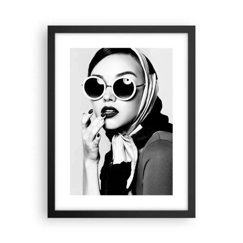 Plakát v černém rámu - Pozdravy z 60. let - 30x40 cm