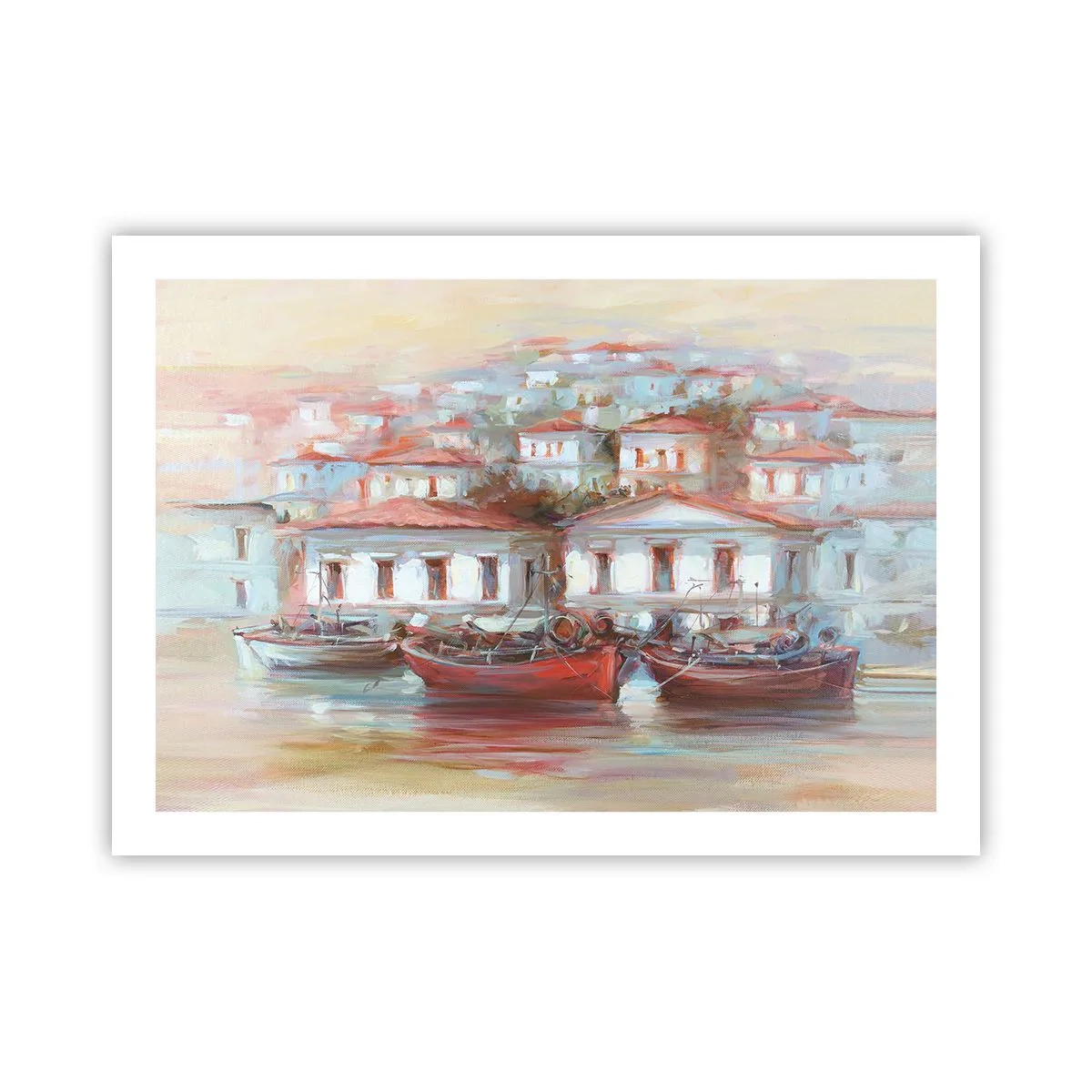 Plakát - Šťastné městečko - 70x50 cm