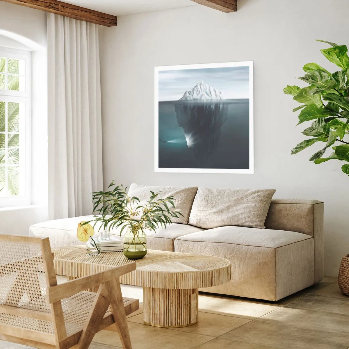 Plakát - Podvodní tajemství - 60x60 cm