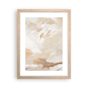 Plakát v rámu světlý dub - Pastelová kompozice - 30x40 cm