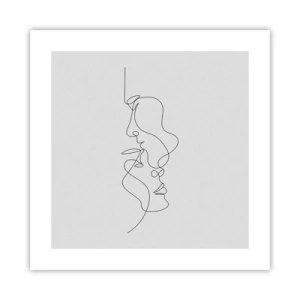 Plakát - Žár vášnivých tužeb - 40x40 cm