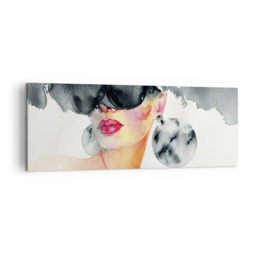 Obraz na plátně - Tajemství elegance - 140x50 cm