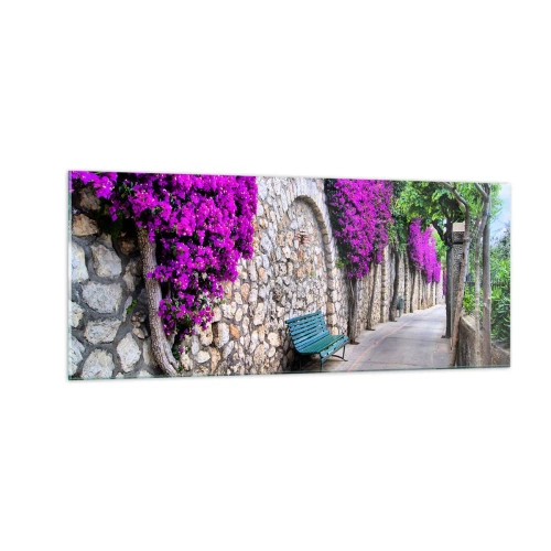 Obraz na skle - Setkejme se co nejrychleji - 100x40 cm