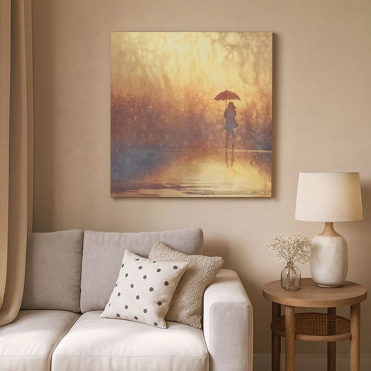 Obraz na plátně - Cítím, že se na mě někdo dívá - 30x30 cm