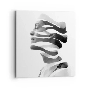 Obraz na plátně - Surrealistický portrét - 70x70 cm