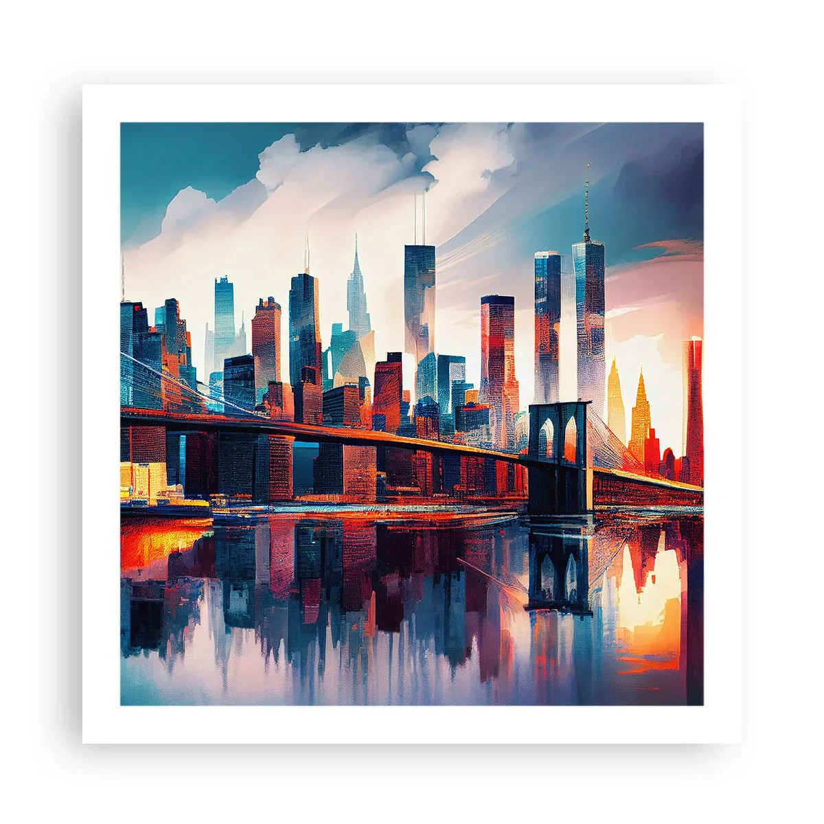 Plakát - Famózní New York - 60x60 cm