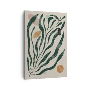 Obraz na plátně - Uprostřed zeleně - 70x100 cm