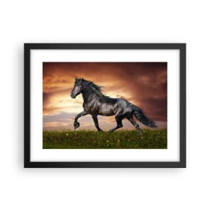 Plakát v černém rámu - Černý kníže - 40x30 cm