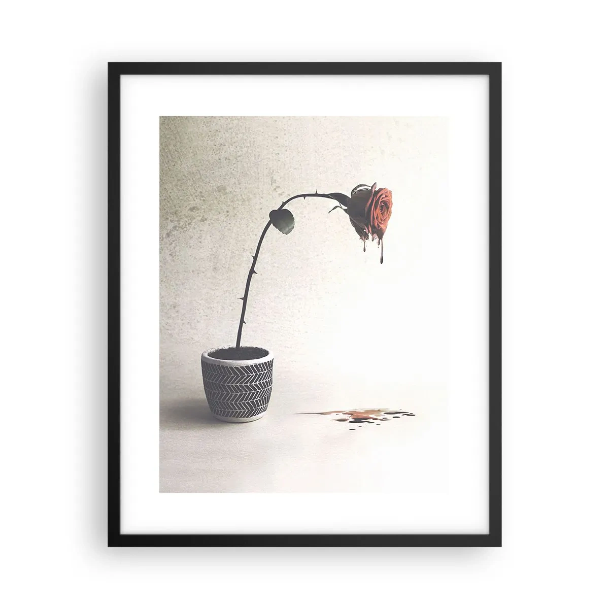 Plakát v černém rámu - Rosa dolorosa - 40x50 cm