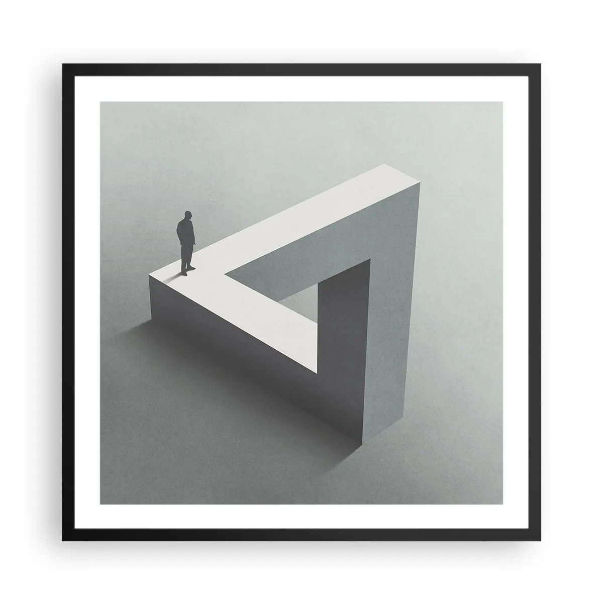 Plakát v černém rámu - A přece je to možné - 60x60 cm