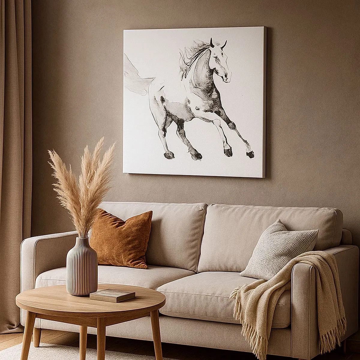 Obraz na plátně - Nezkrocená duše - 30x30 cm