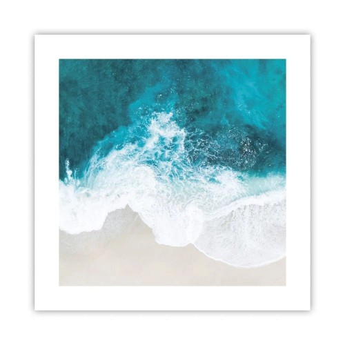 Plakát - Přirozené pohlazení - 40x40 cm