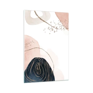 Obraz na skle - Vše plyne - 70x100 cm