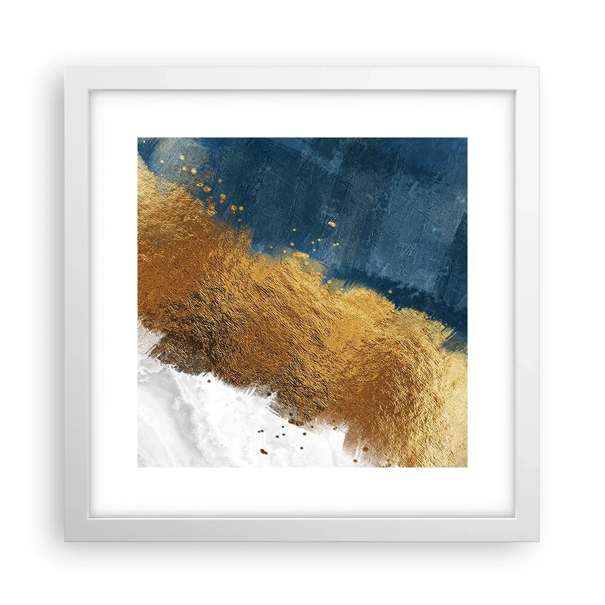 Plakát v bílém rámu - Barvy léta - 30x30 cm