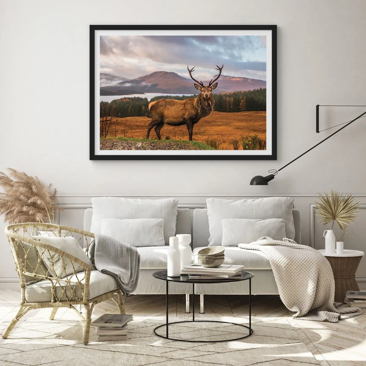 Plakát v černém rámu - Majestát přírody - 50x40 cm