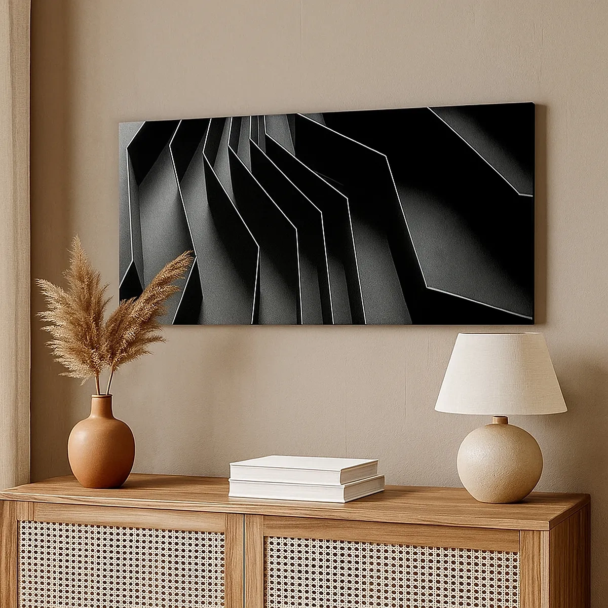 Obraz na plátně - Prostorový pořádek - 30x30 cm