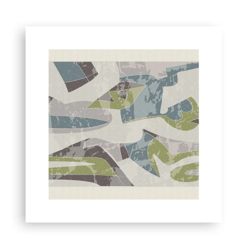 Plakát - Kompozice za sklem - 30x30 cm