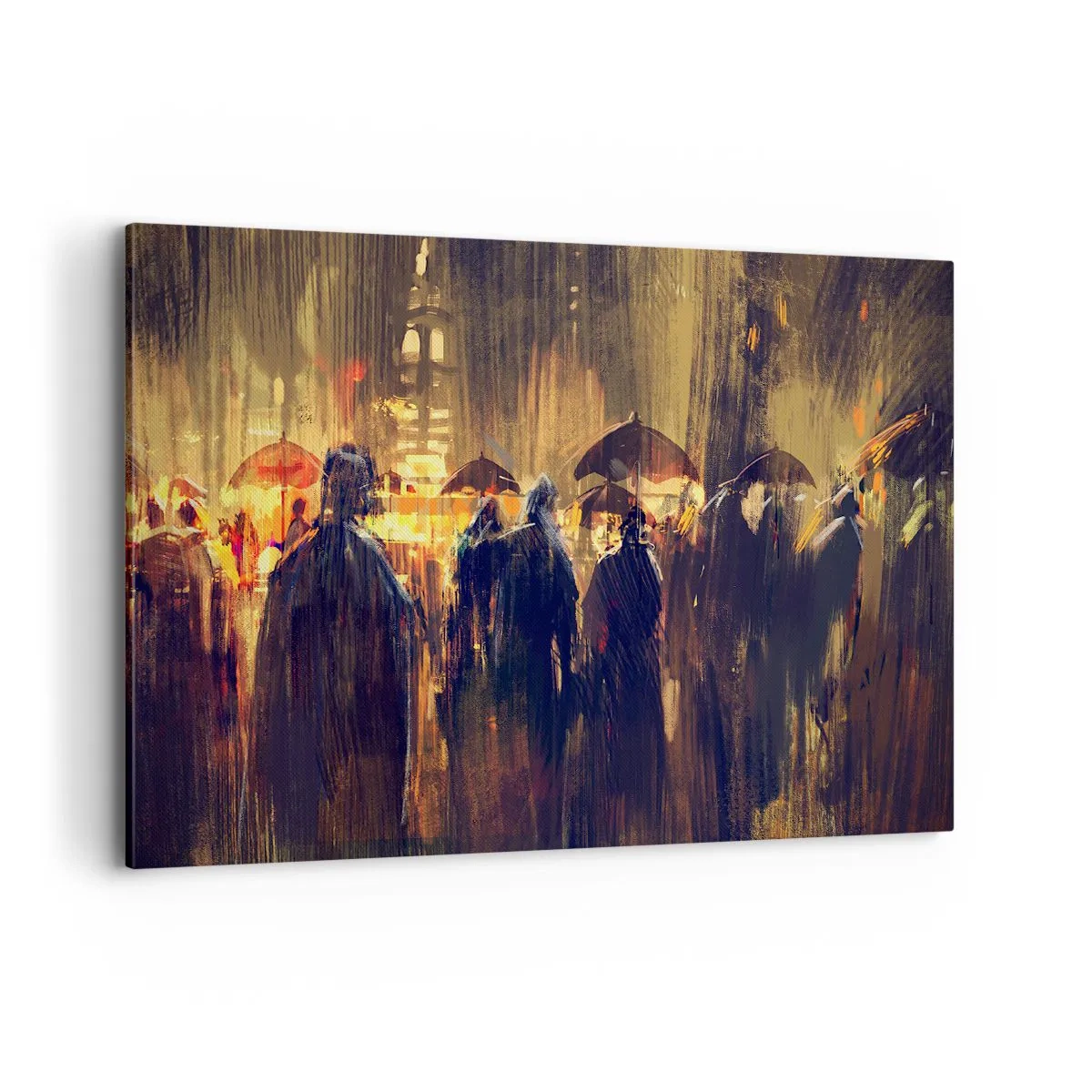Obraz na plátně - Následovníci deště - 100x70 cm
