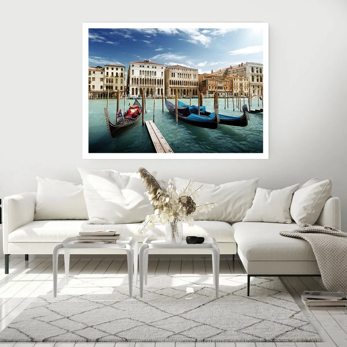 Plakát - Paláce v modři - 50x40 cm