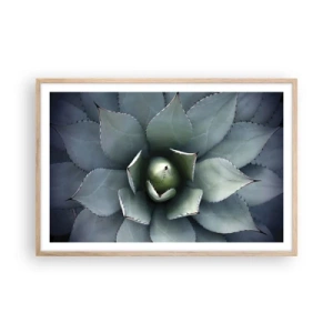 Plakát v rámu světlý dub - Svádí a varuje - 91x61 cm