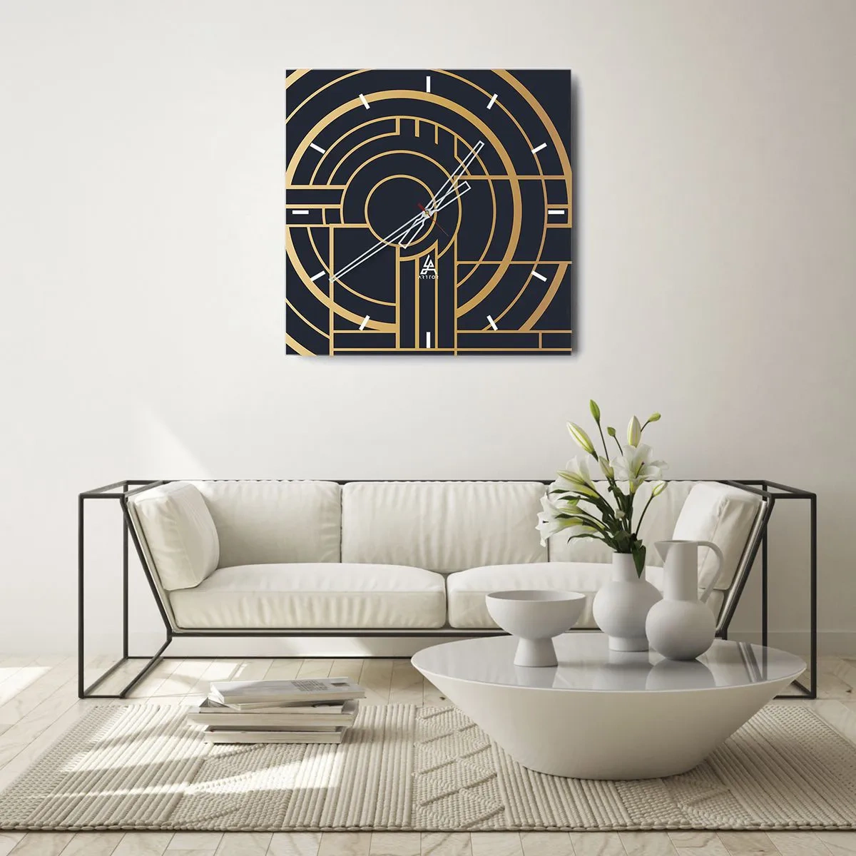 Nástěnné hodiny - Obraty události - 30x30 cm