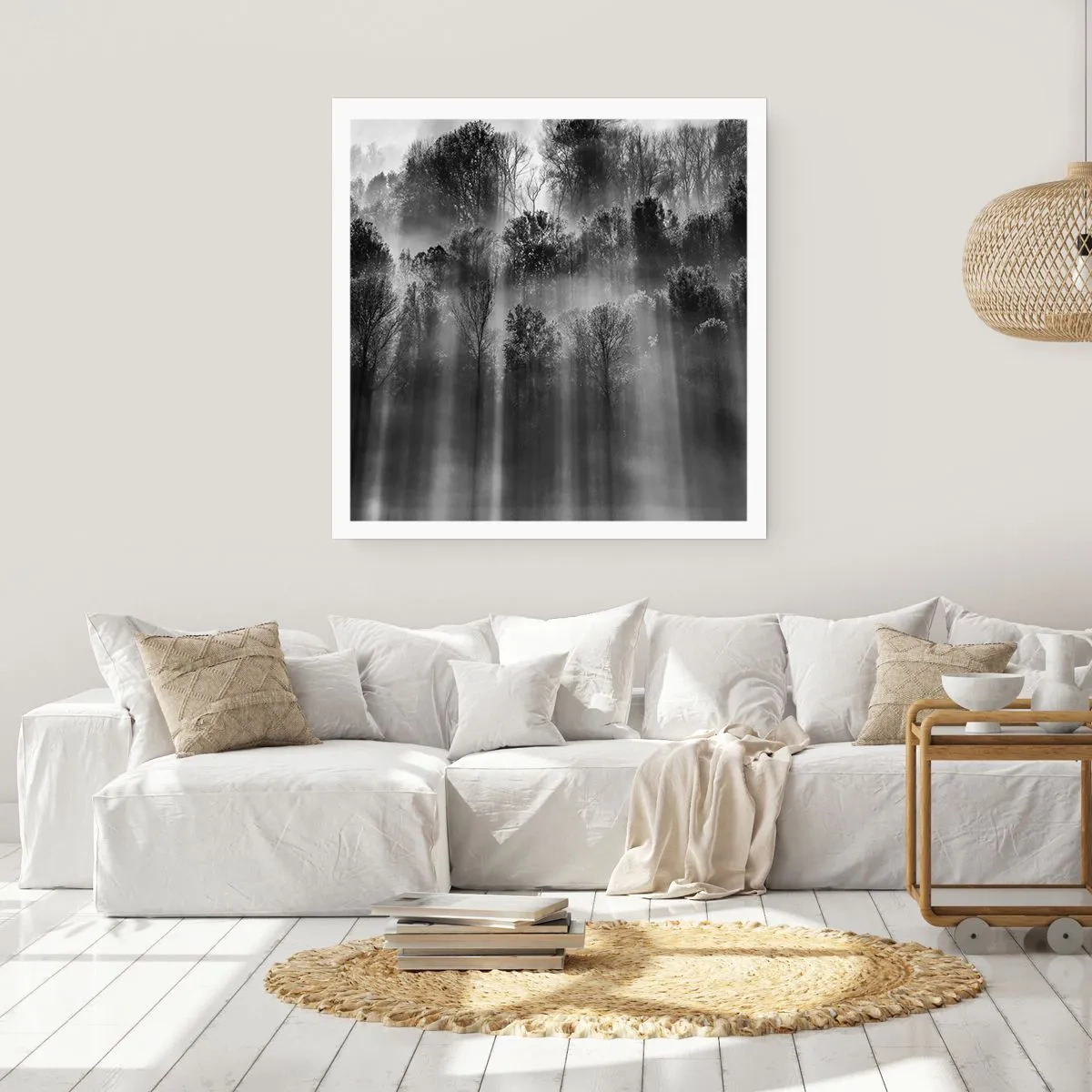 Plakát - V paprscích světla - 50x50 cm