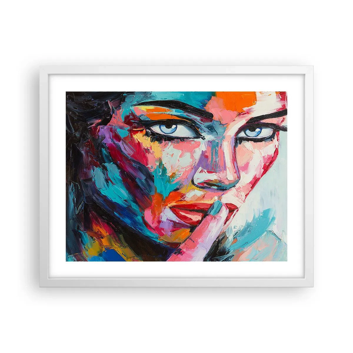 Plakát v bílém rámu - Naše první tajemství - 50x40 cm