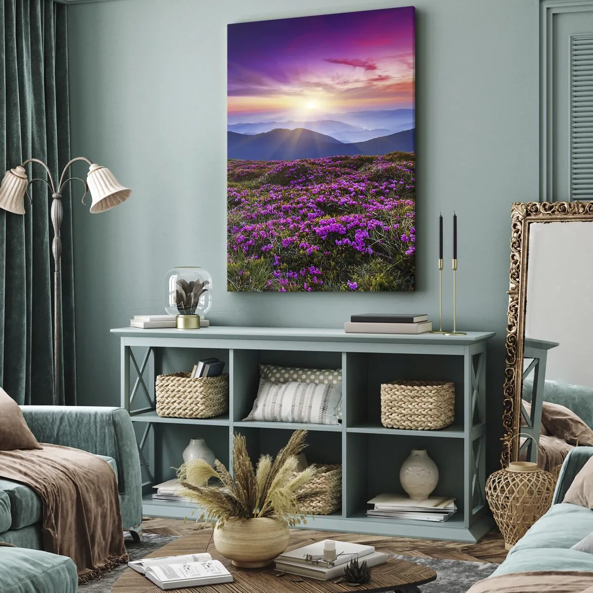 Obraz na plátně - Zavoněly svěží pupeny bylinek z obilných polí - 50x70 cm