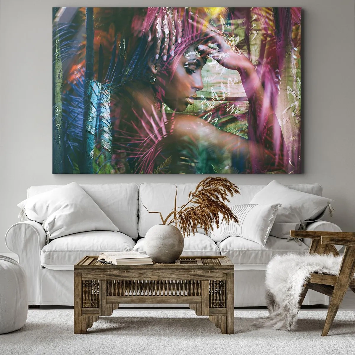 Obraz na plátně - Matka příroda v džungli - 100x70 cm