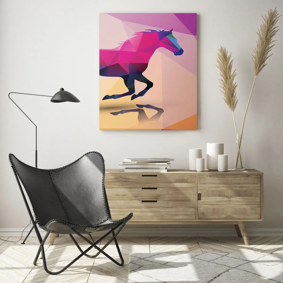 Obraz na skle - Kubismus stále živý - 50x70 cm