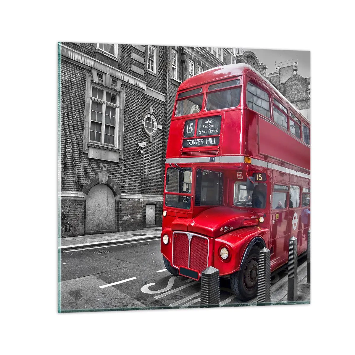 Obraz na skle - Vždy stejný - 30x30 cm