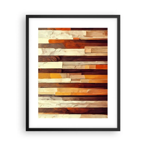 Plakát v černém rámu - Hymna lesních stromů - 40x50 cm