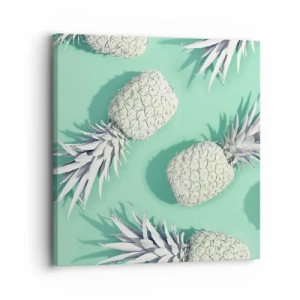 Obraz na plátně - skvěle ladí s mátou - 30x30 cm