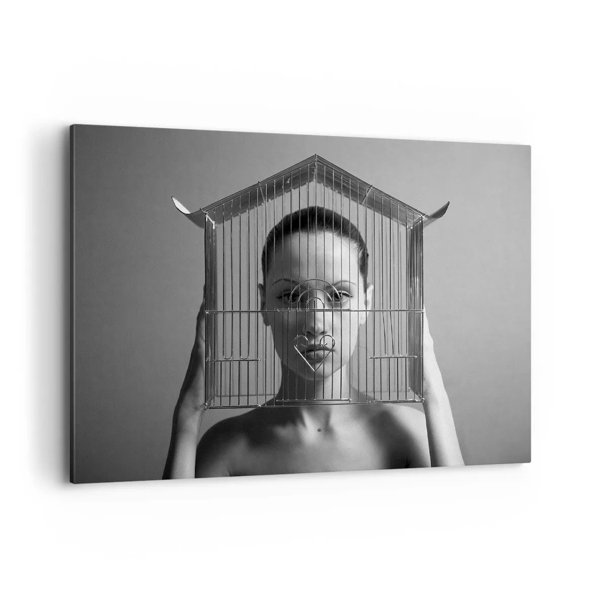 Obraz na plátně - Tak trochu surrealistický portrét - 100x70 cm