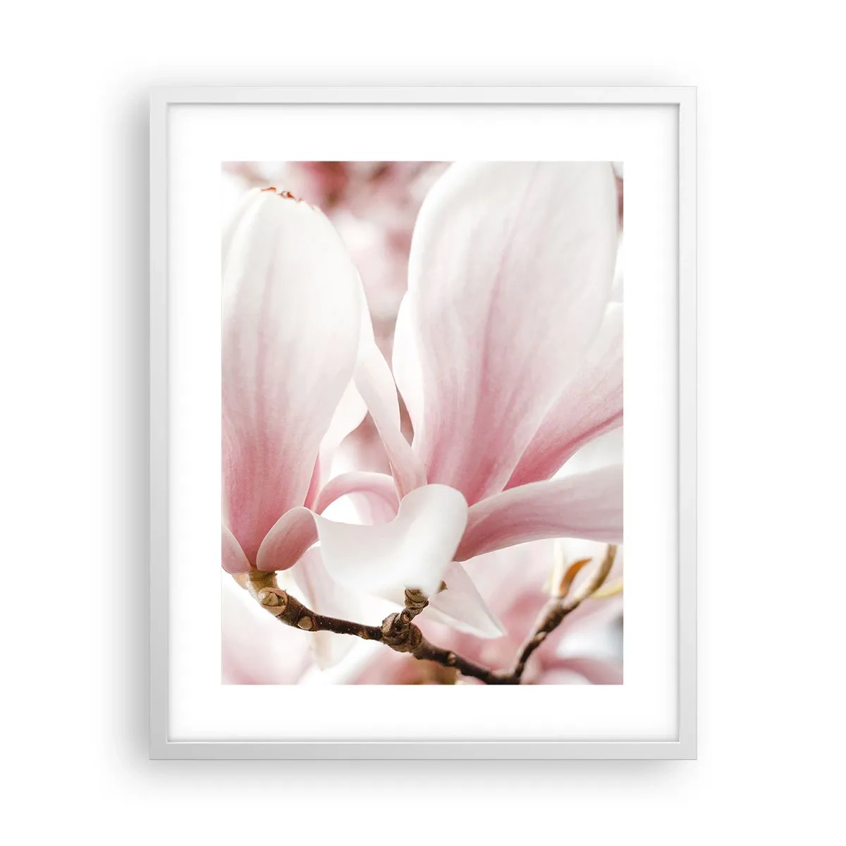 Plakát v bílém rámu - Nesmírnost něžnosti - 40x50 cm
