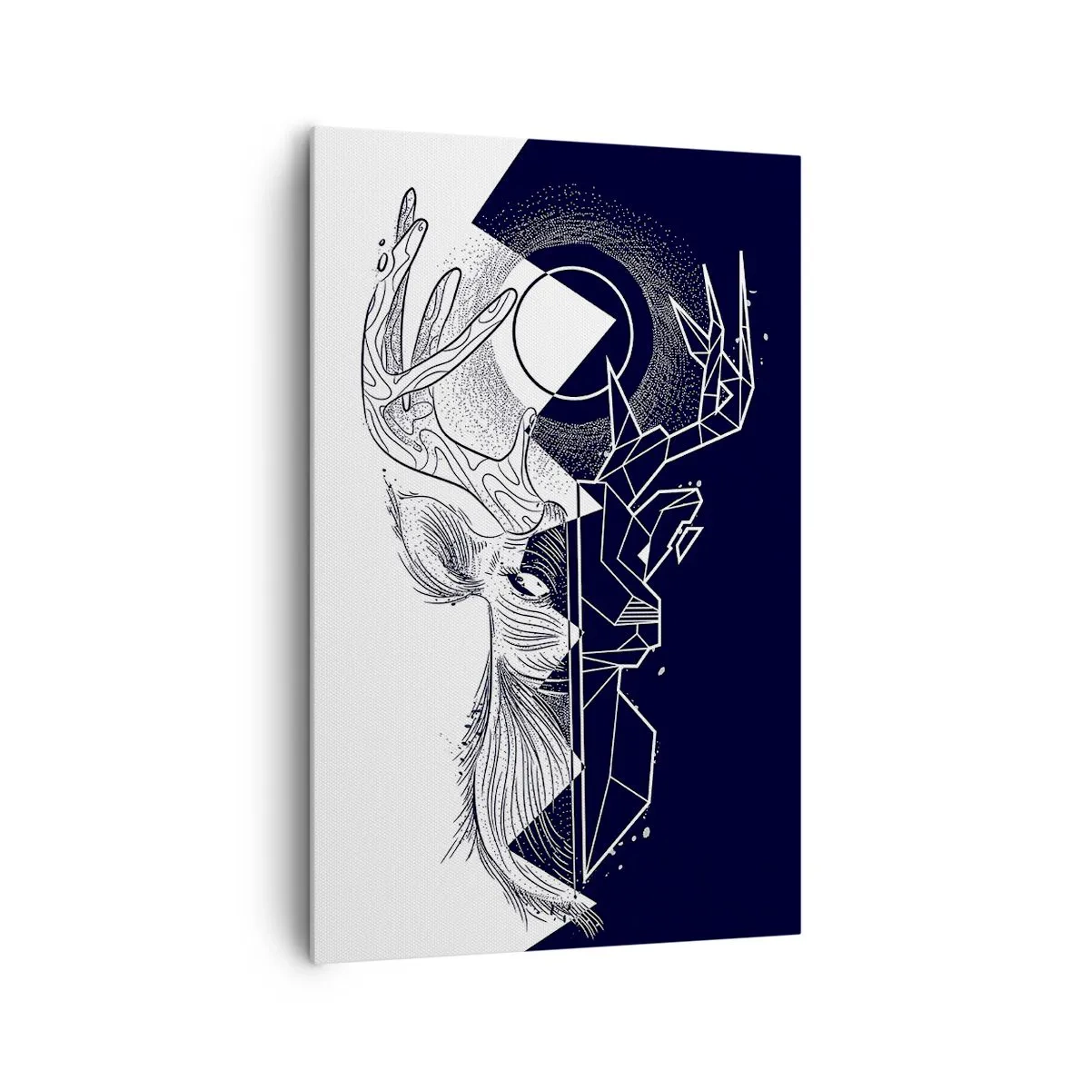 Obraz na plátně - Válka a jednota opaků - 80x120 cm