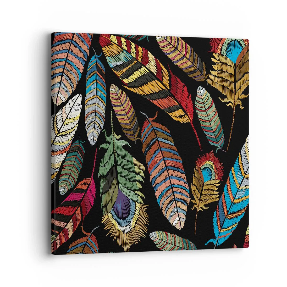 Obraz na plátně - Ptačí karneval - 40x40 cm